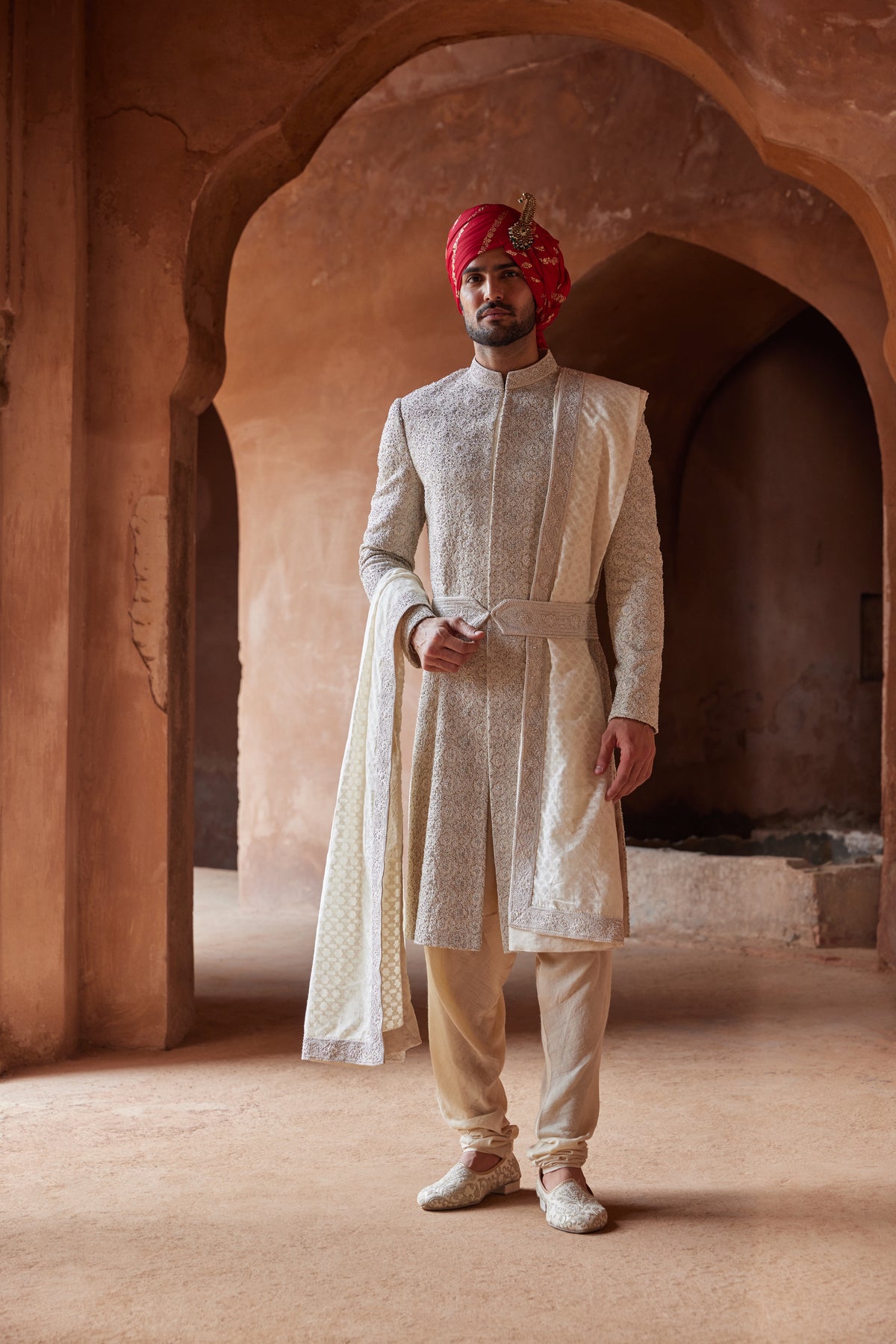 Ray groom sherwani by WellGroomed