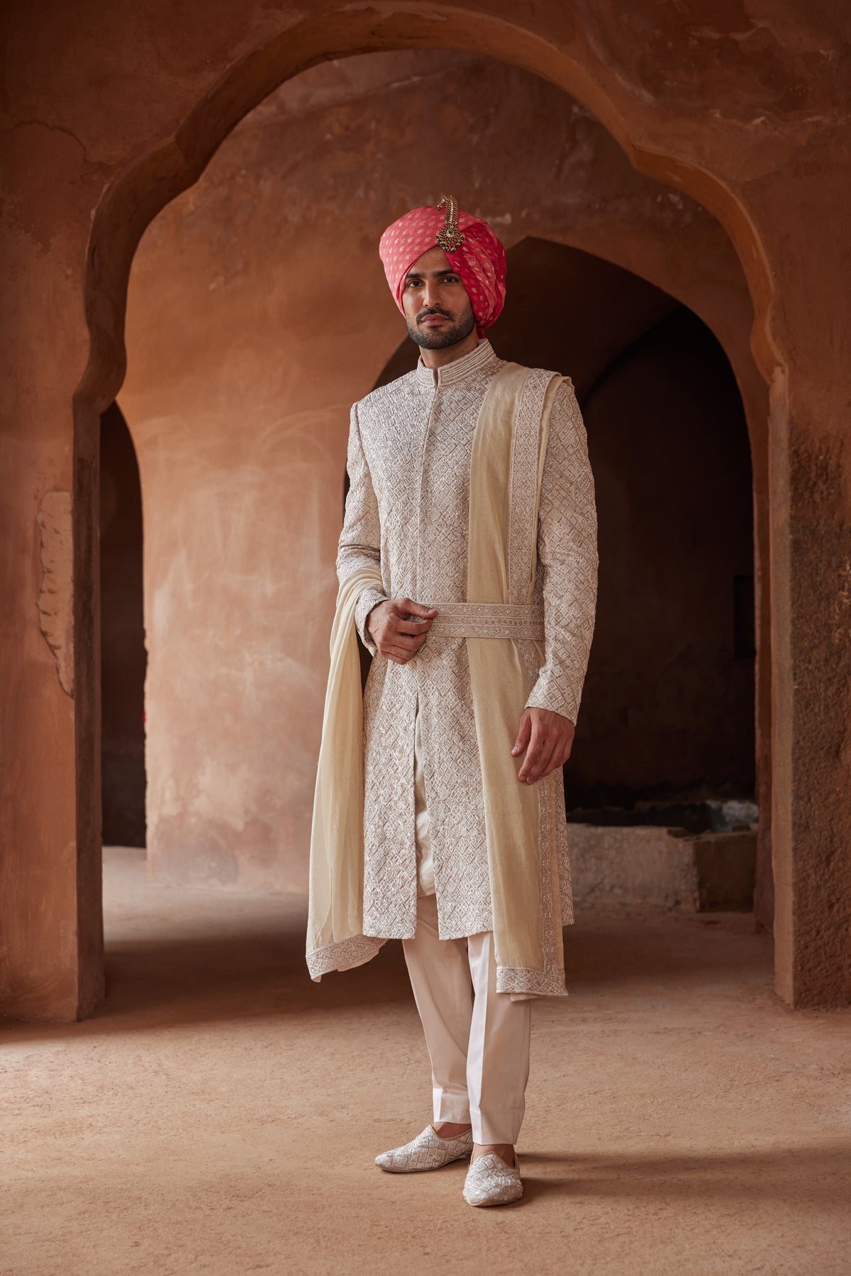 Vyas groom sherwani by WellGroomed