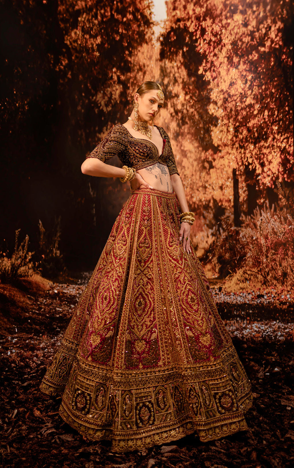 Raina bridal lehenga by WellGroomed