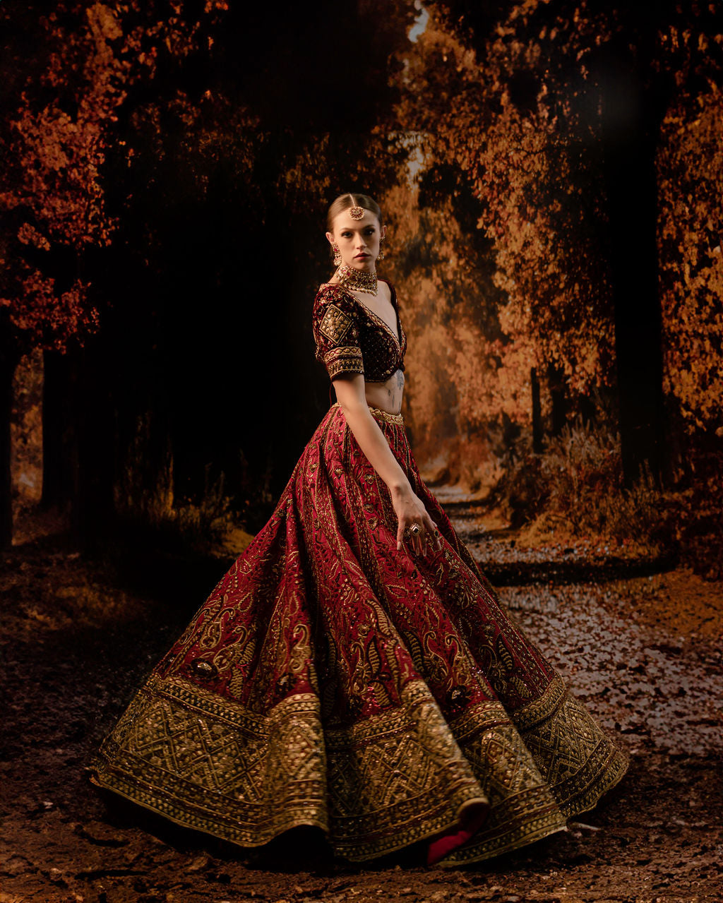 Veda bridal lehenga by WellGroomed