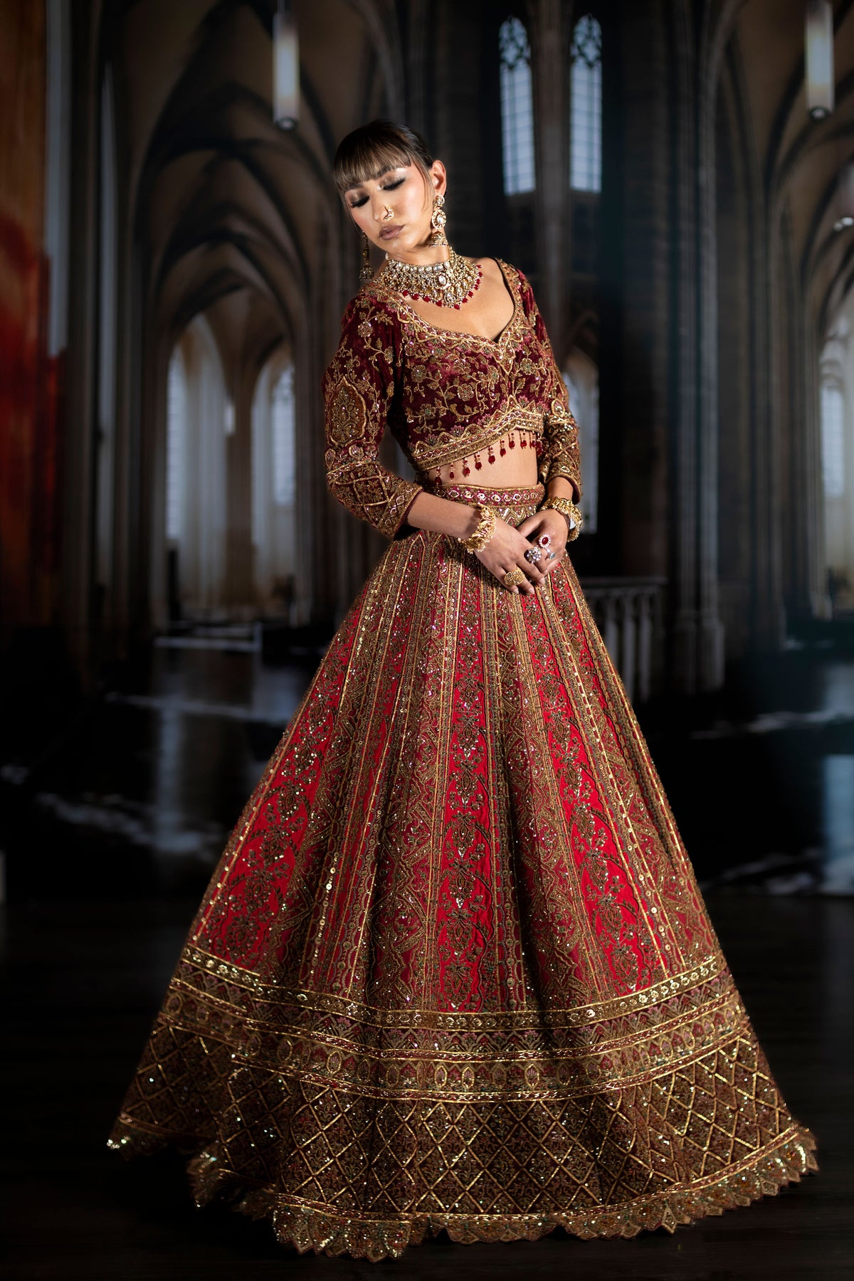 Anya bridal lehenga by WellGroomed