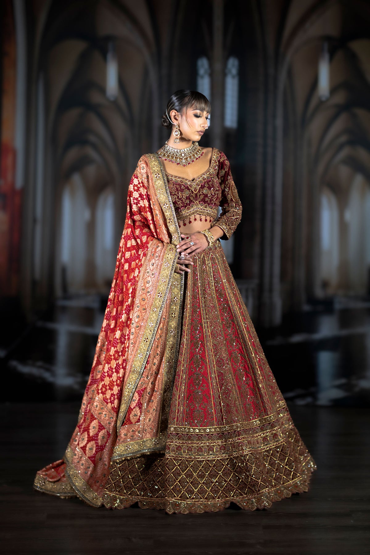 Anya bridal lehenga by WellGroomed