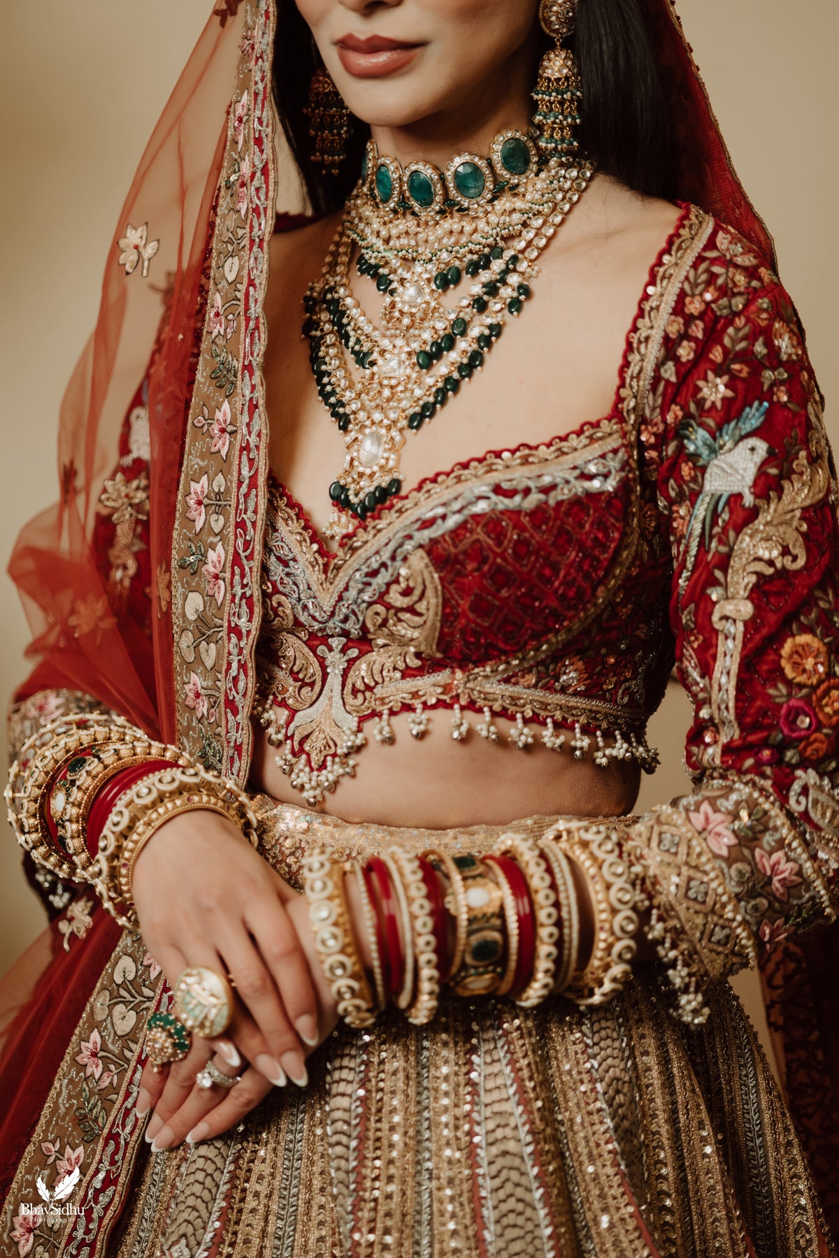 Azmina bridal lehenga by WellGroomed
