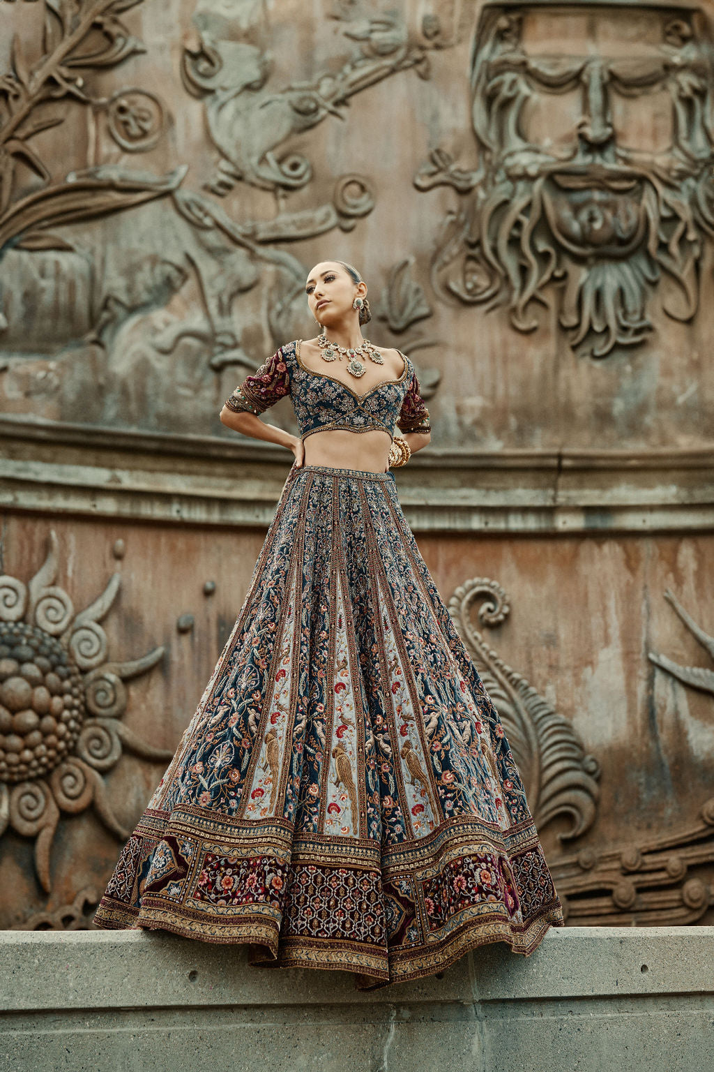 Neel bridal lehenga by WellGroomed