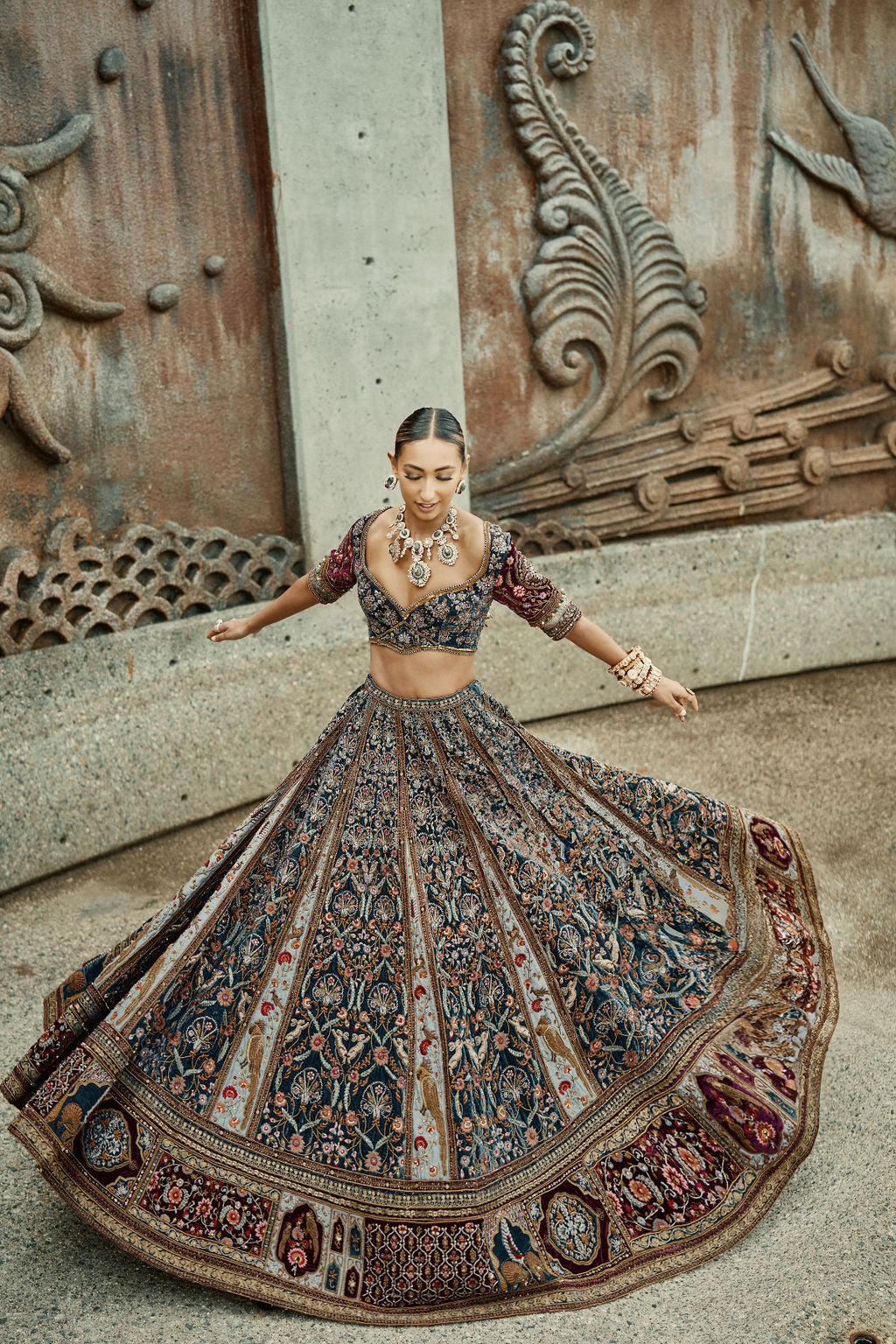 Neel bridal lehenga by WellGroomed