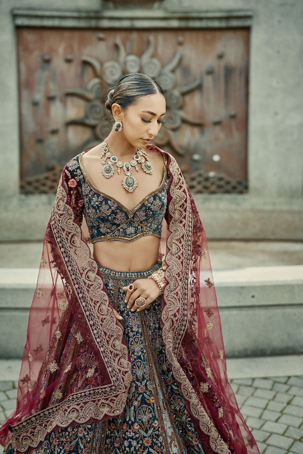 Neel bridal lehenga by WellGroomed