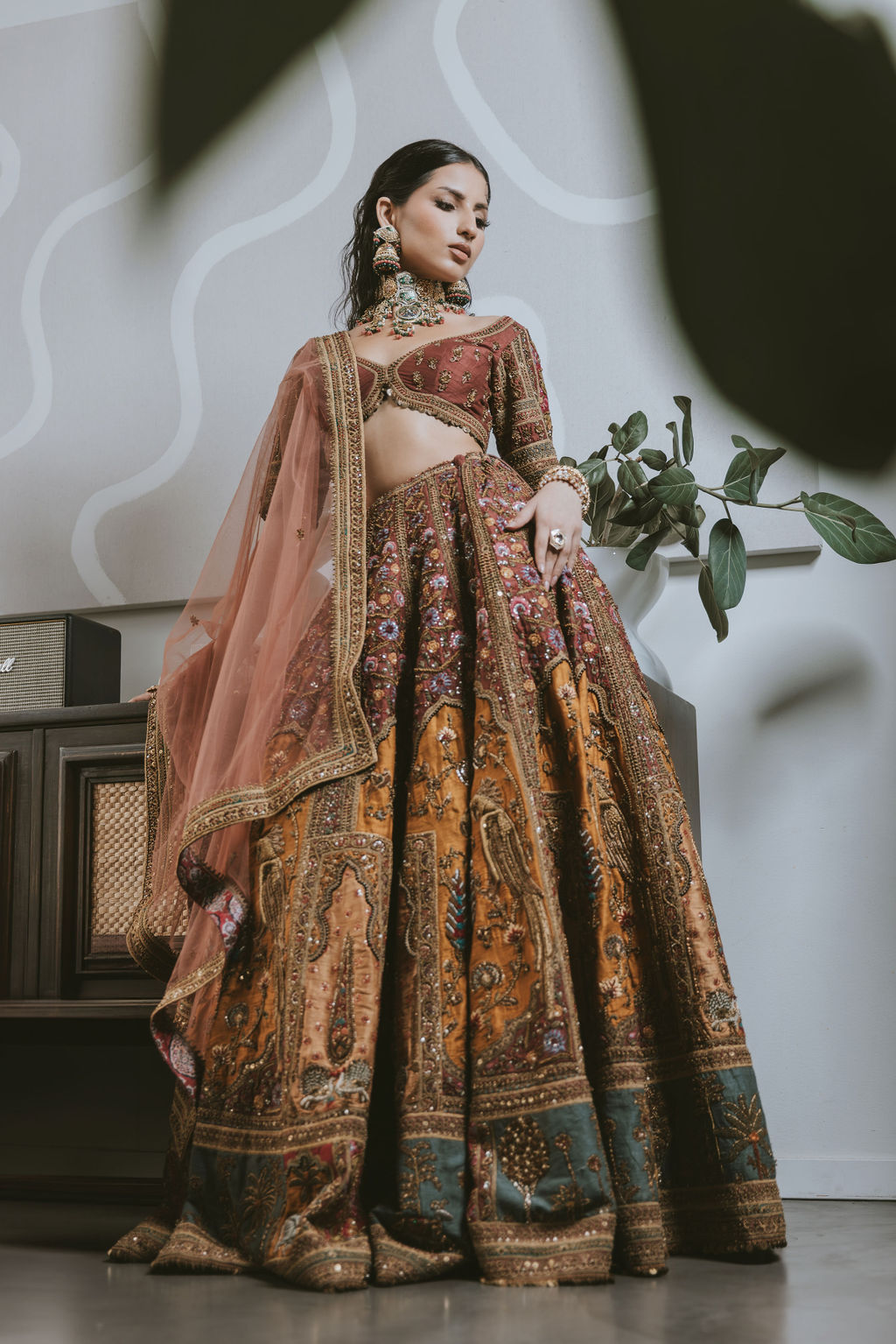 Lina bridal lehenga by WellGroomed