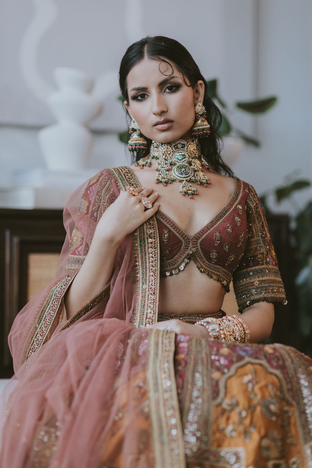 Lina bridal lehenga by WellGroomed