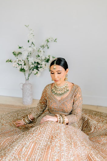 Saffron South Asian wedding couture by WellGroomed