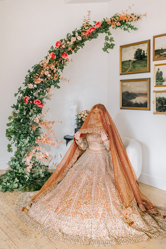 Saffron South Asian wedding couture by WellGroomed