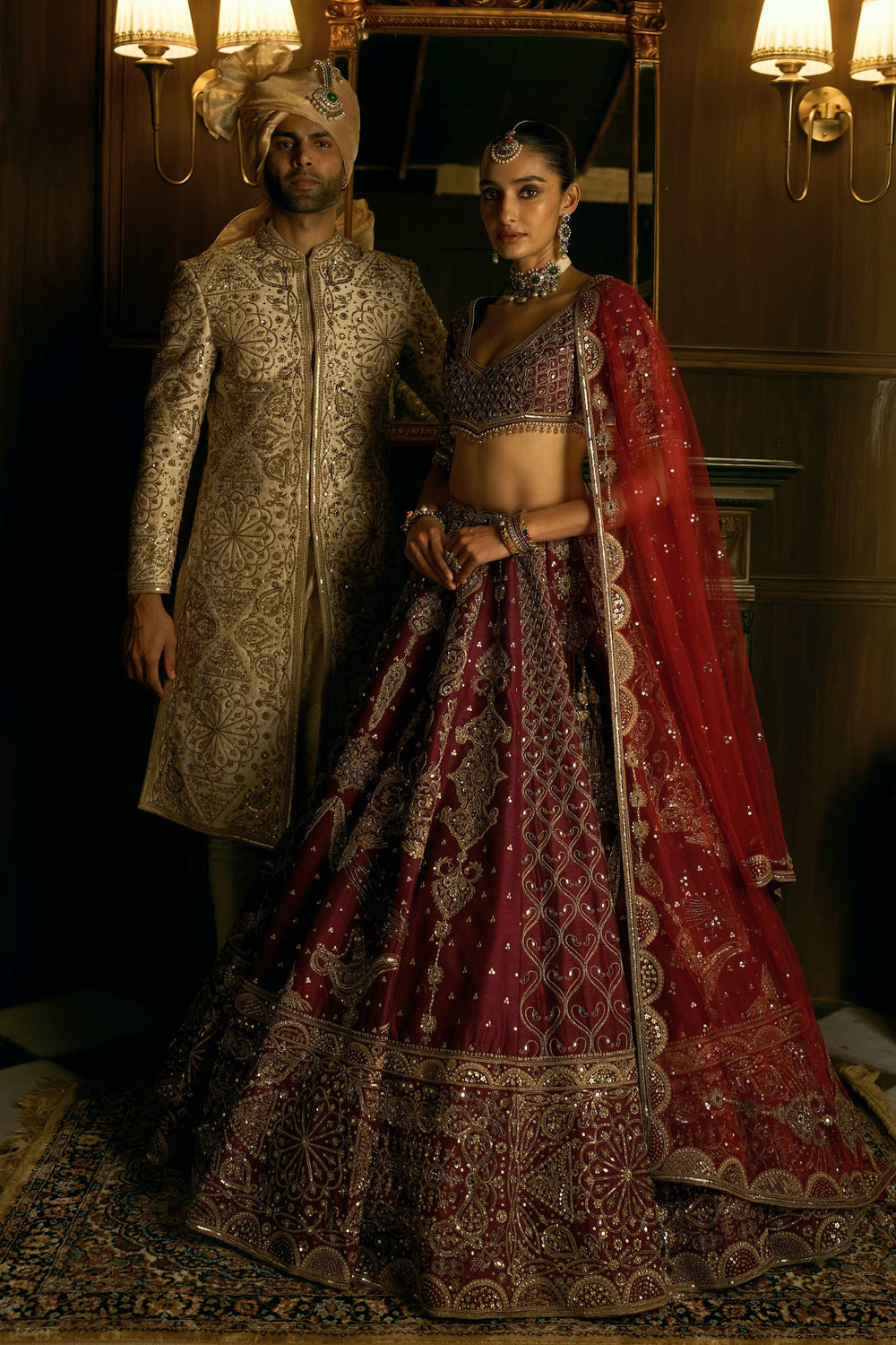 Persian Solace Lehenga