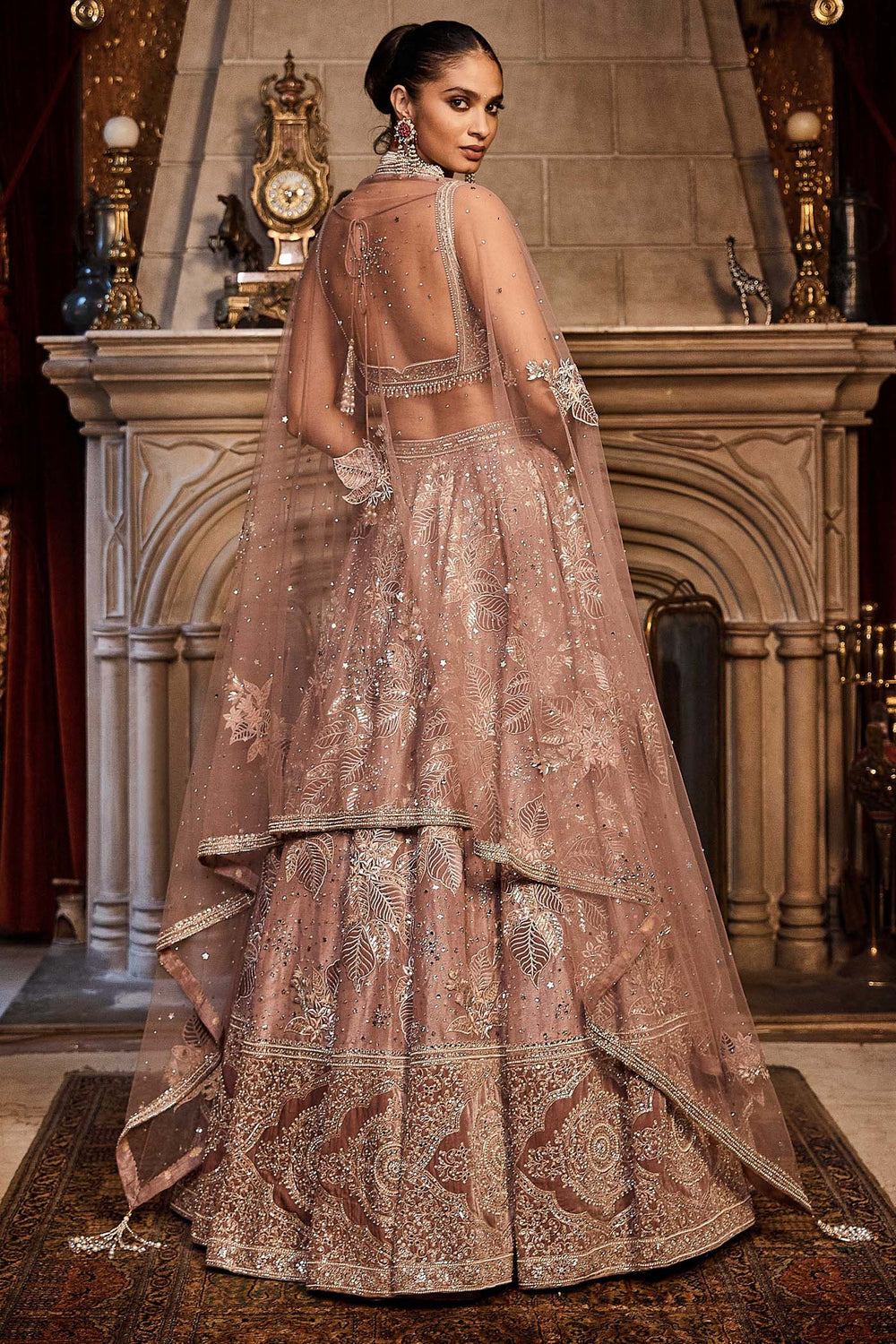 French Rose South Asian wedding couture by WellGroomed
