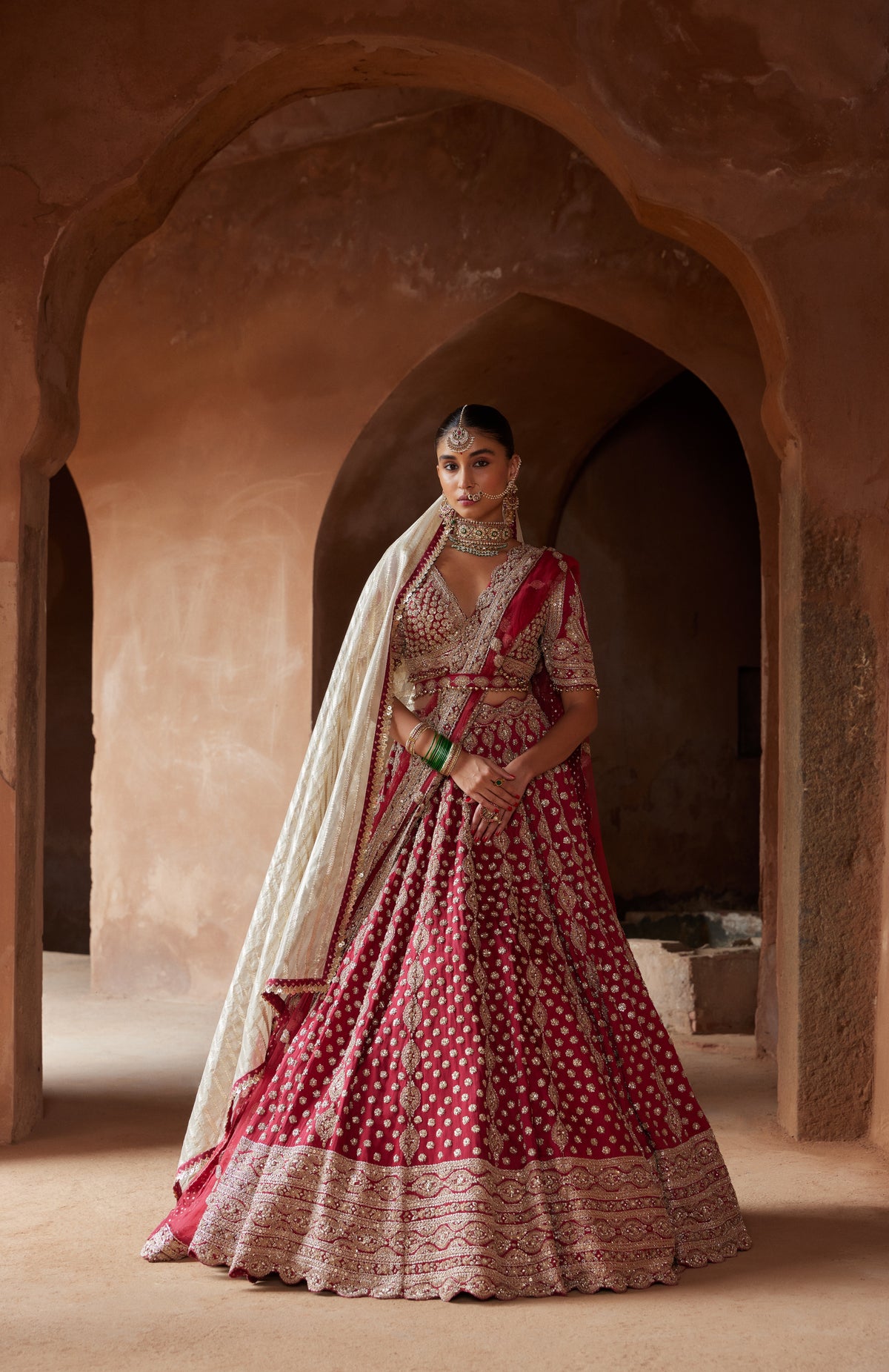 Orah bridal lehenga by WellGroomed