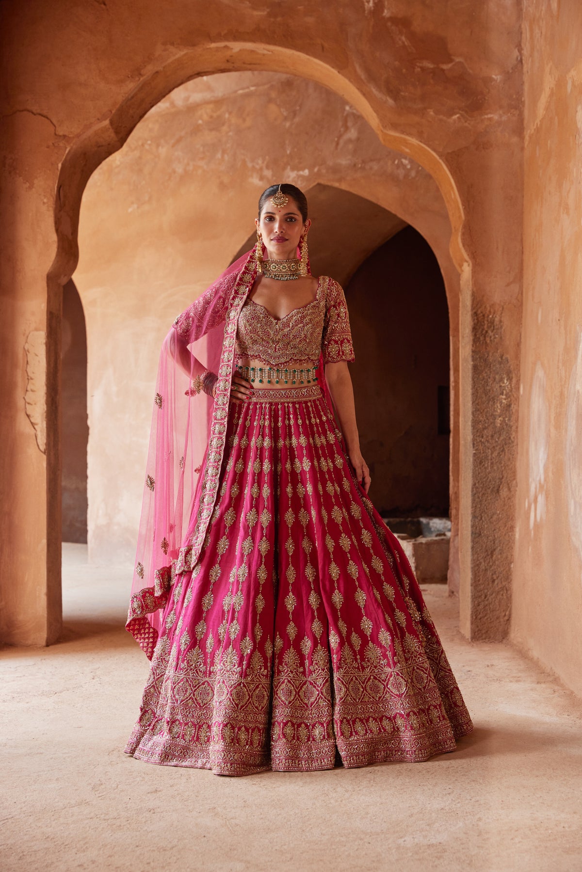 Sora bridal lehenga by WellGroomed