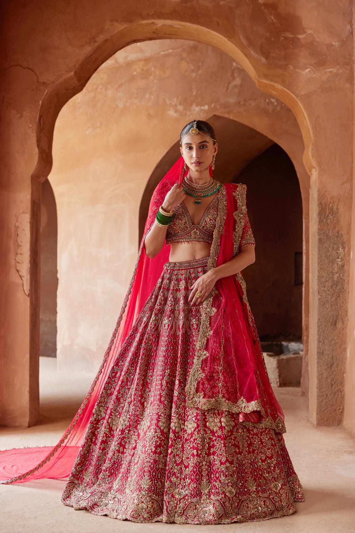 Avna bridal lehenga by WellGroomed