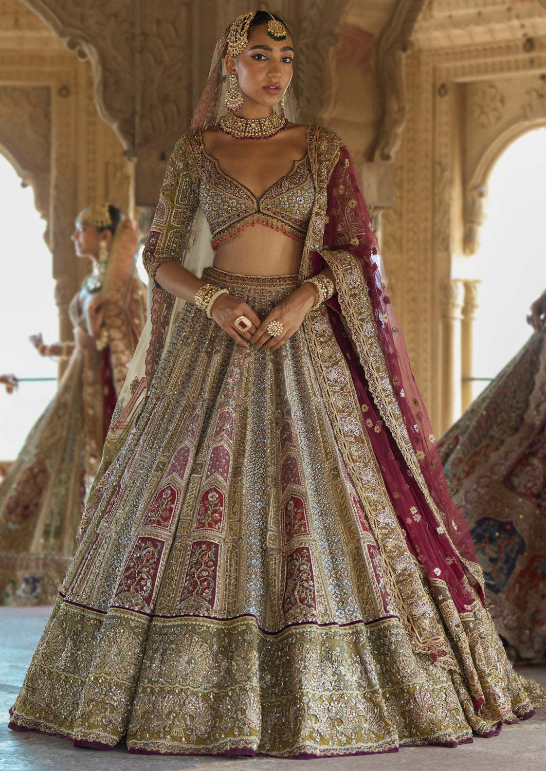 Savi bridal lehenga by WellGroomed