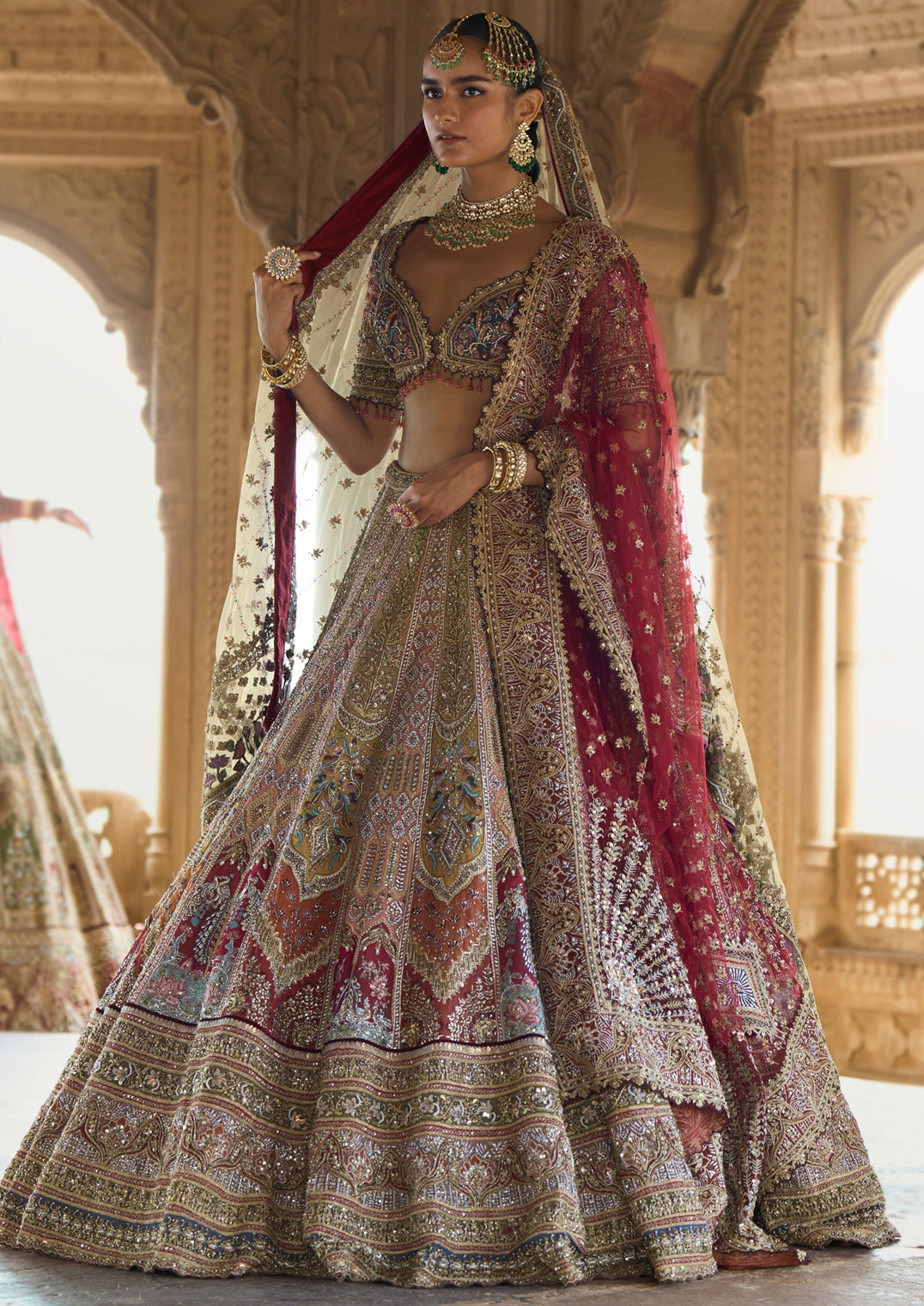 Eza bridal lehenga by WellGroomed