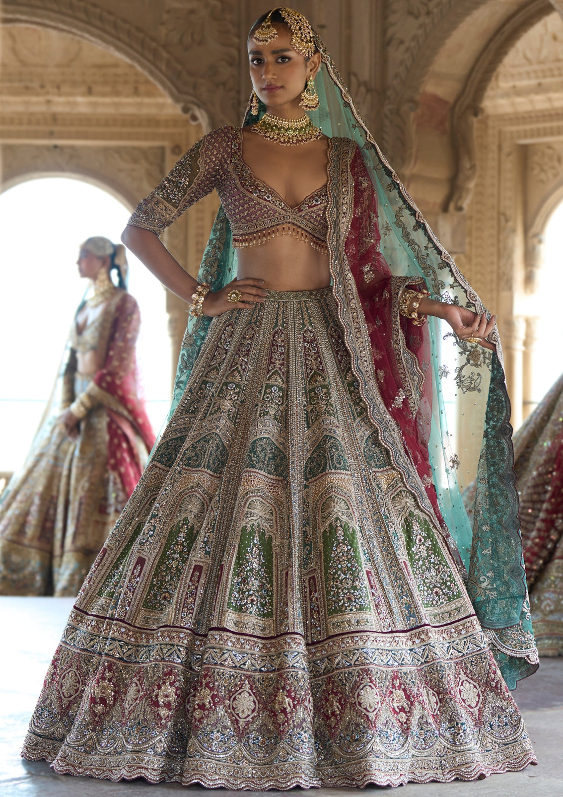 Zir bridal lehenga by WellGroomed