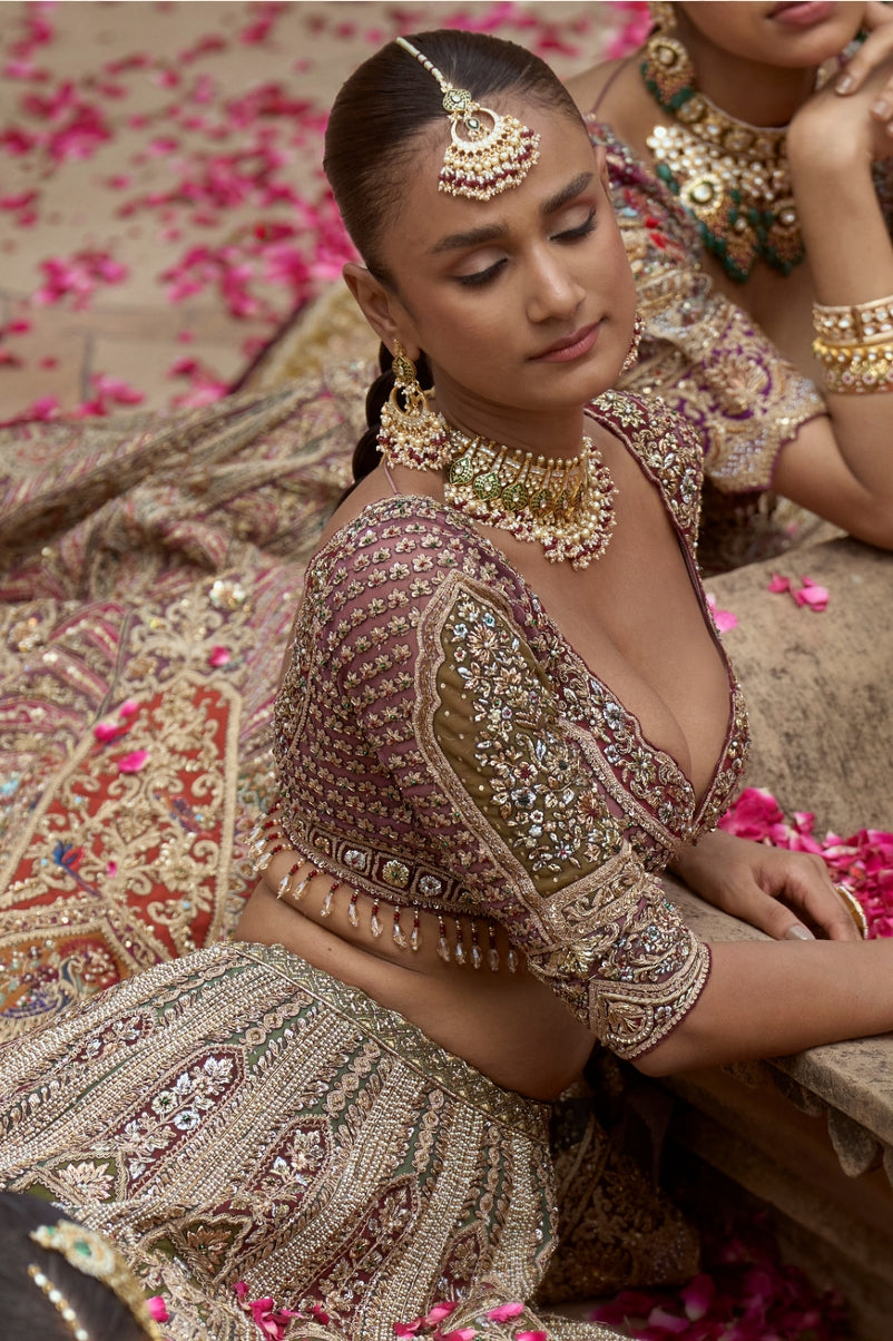 Zir bridal lehenga by WellGroomed