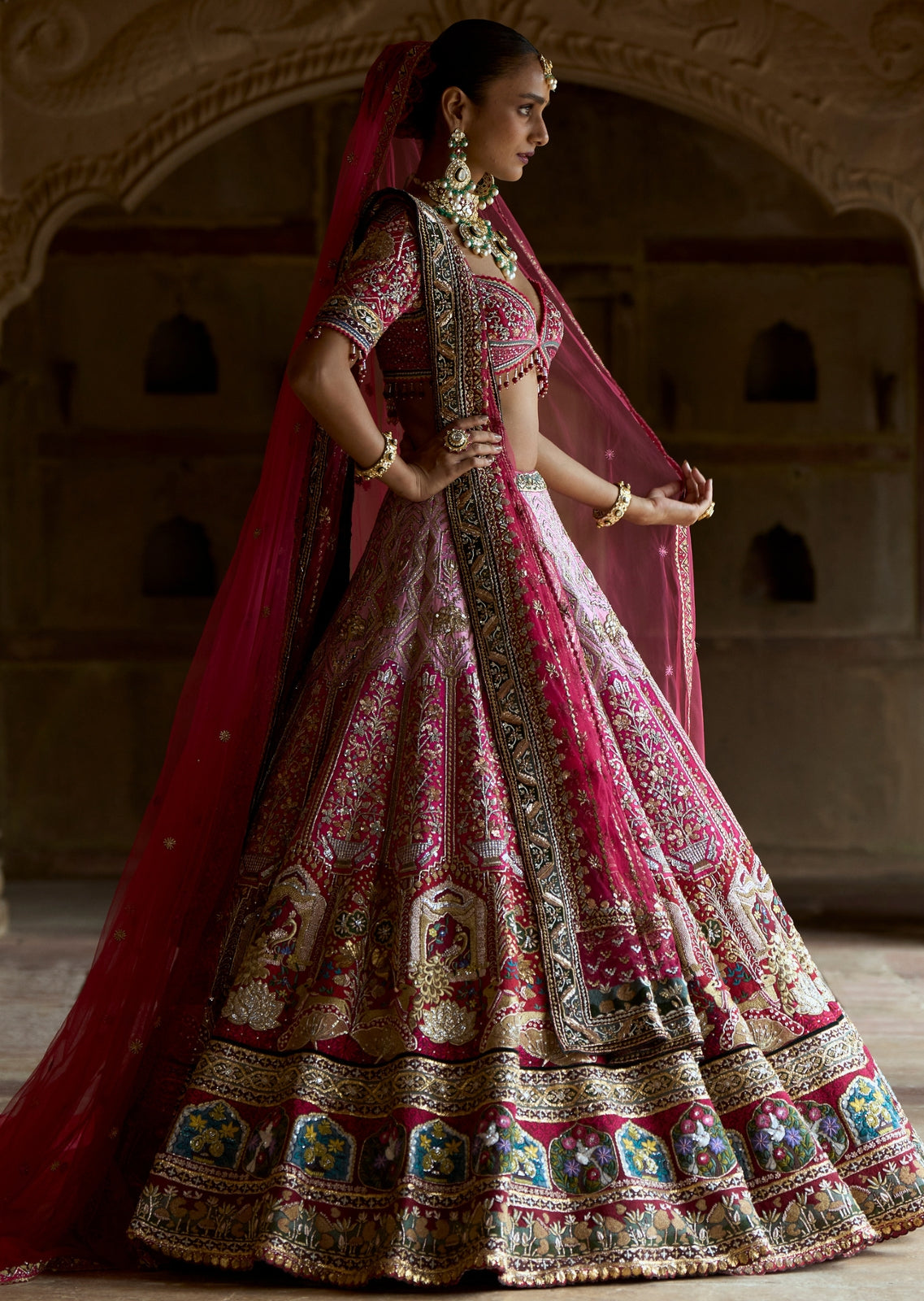 Liyi bridal lehenga by WellGroomed
