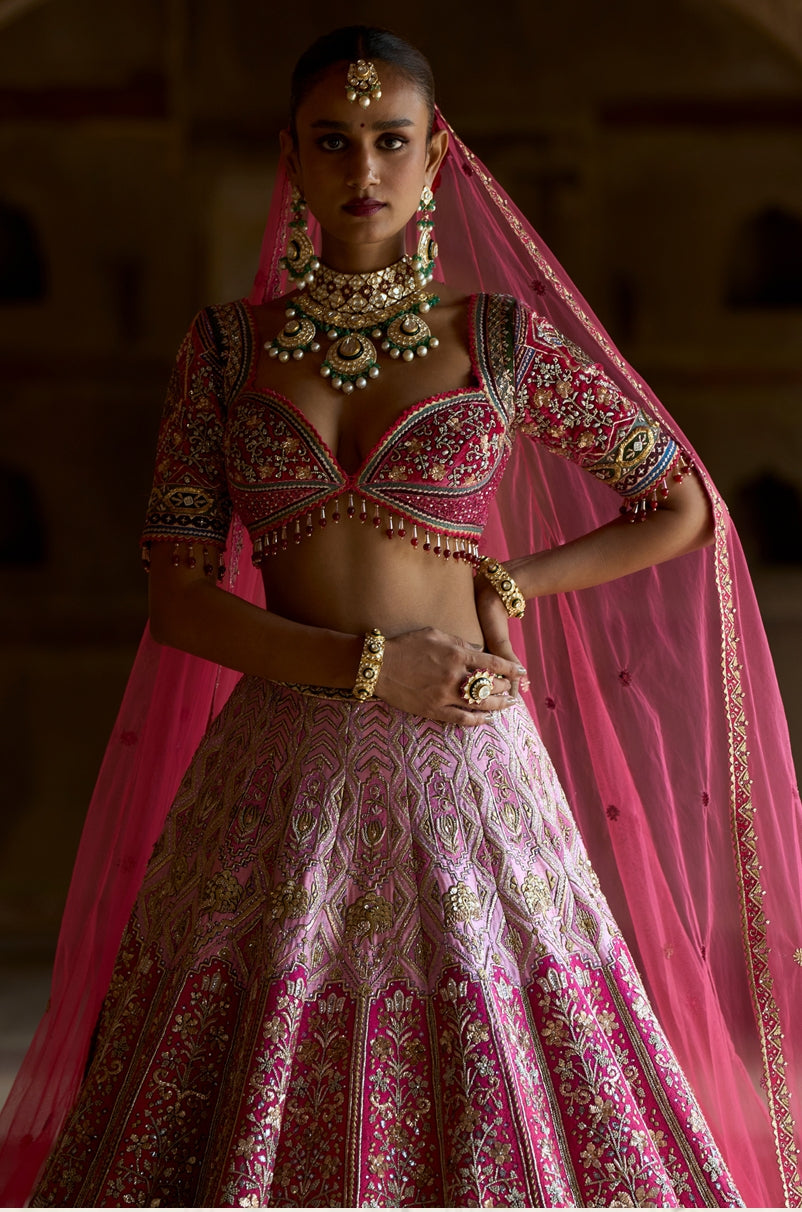Liyi bridal lehenga by WellGroomed