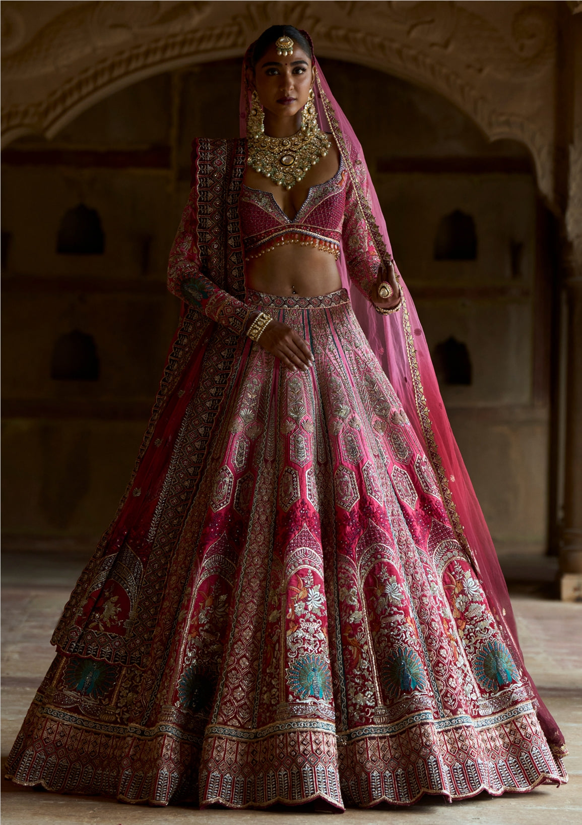 Zin bridal lehenga by WellGroomed