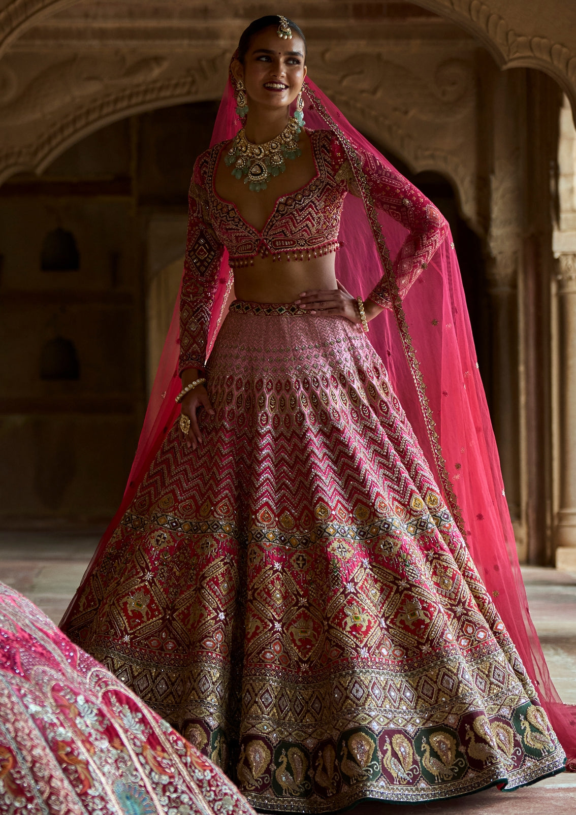 Nira bridal lehenga by WellGroomed