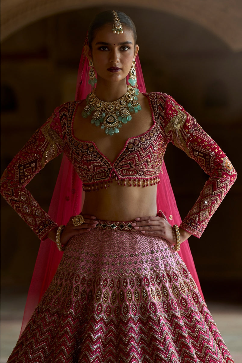 Nira bridal lehenga by WellGroomed