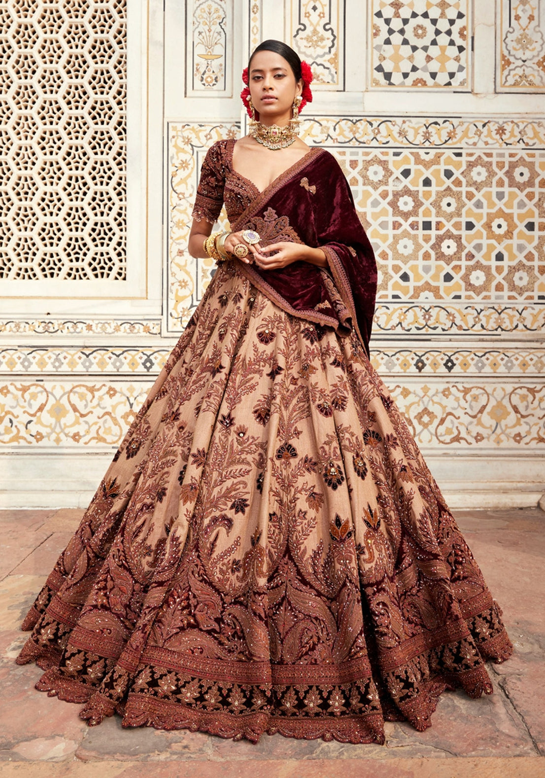 Ori bridal lehenga by WellGroomed