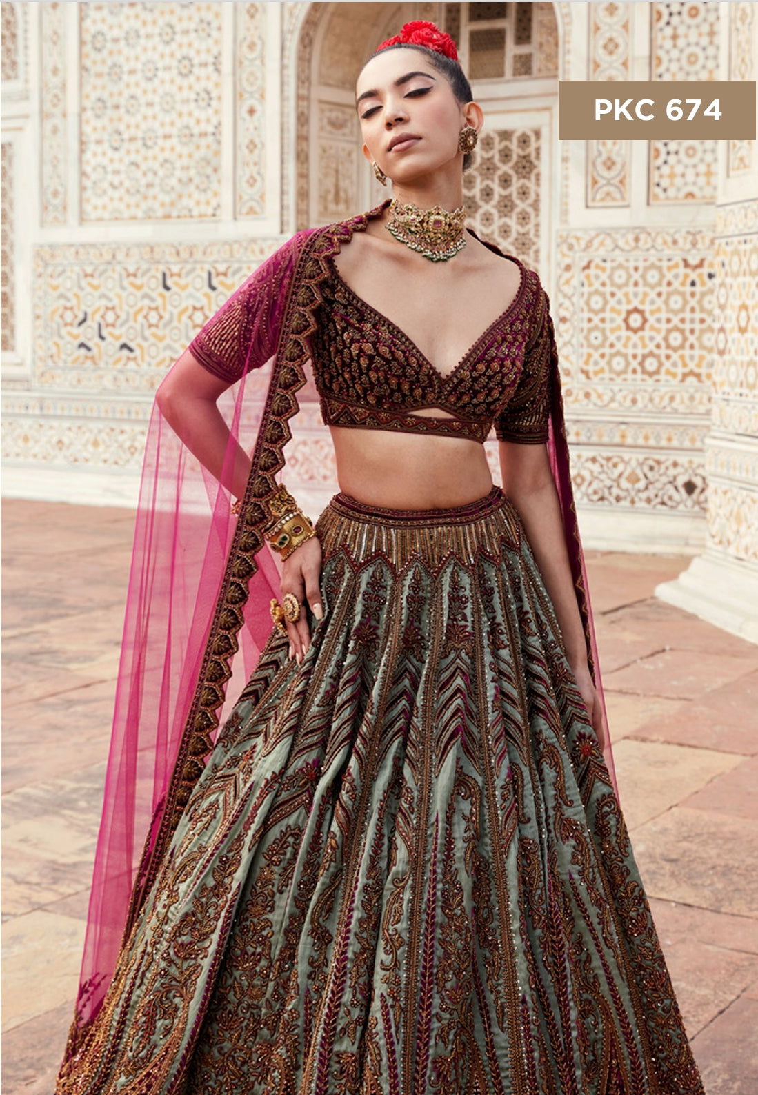 Riv bridal lehenga by WellGroomed