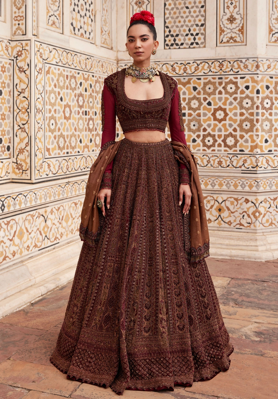 Siv bridal lehenga by WellGroomed