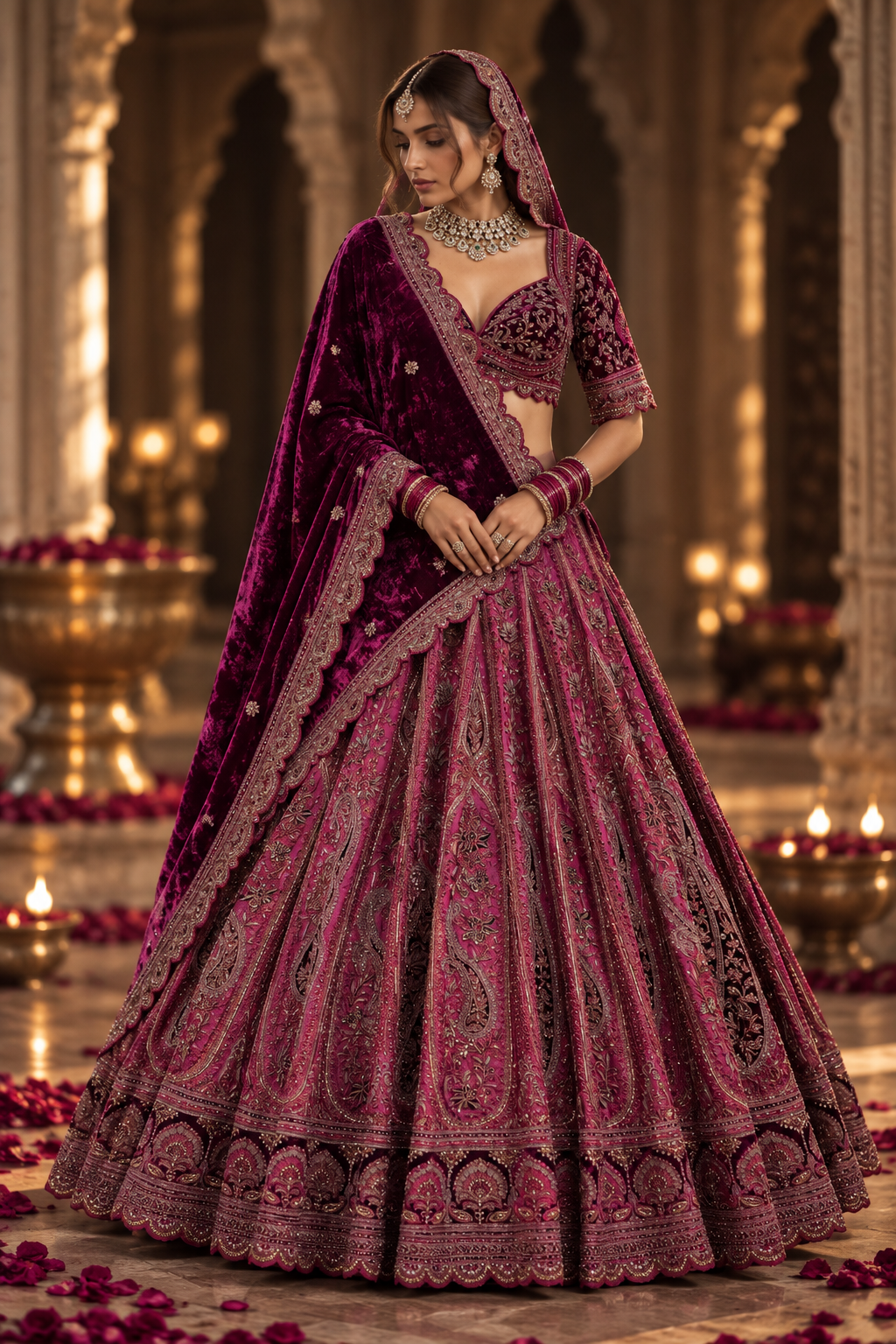 WGH-122027 bridal lehenga