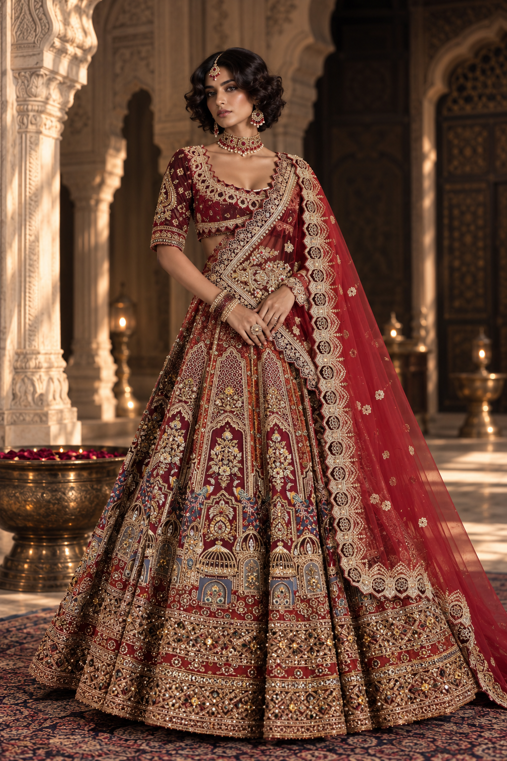 WGH-42027 bridal lehenga
