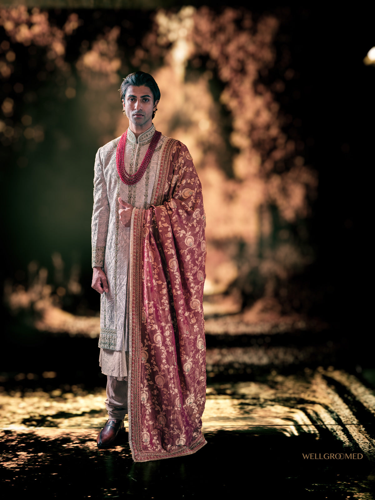 Raj groom sherwani by WellGroomed