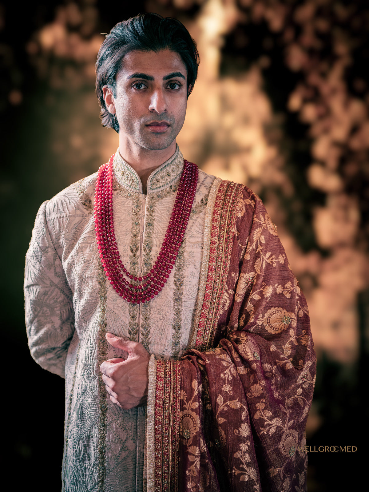 Raj groom sherwani by WellGroomed