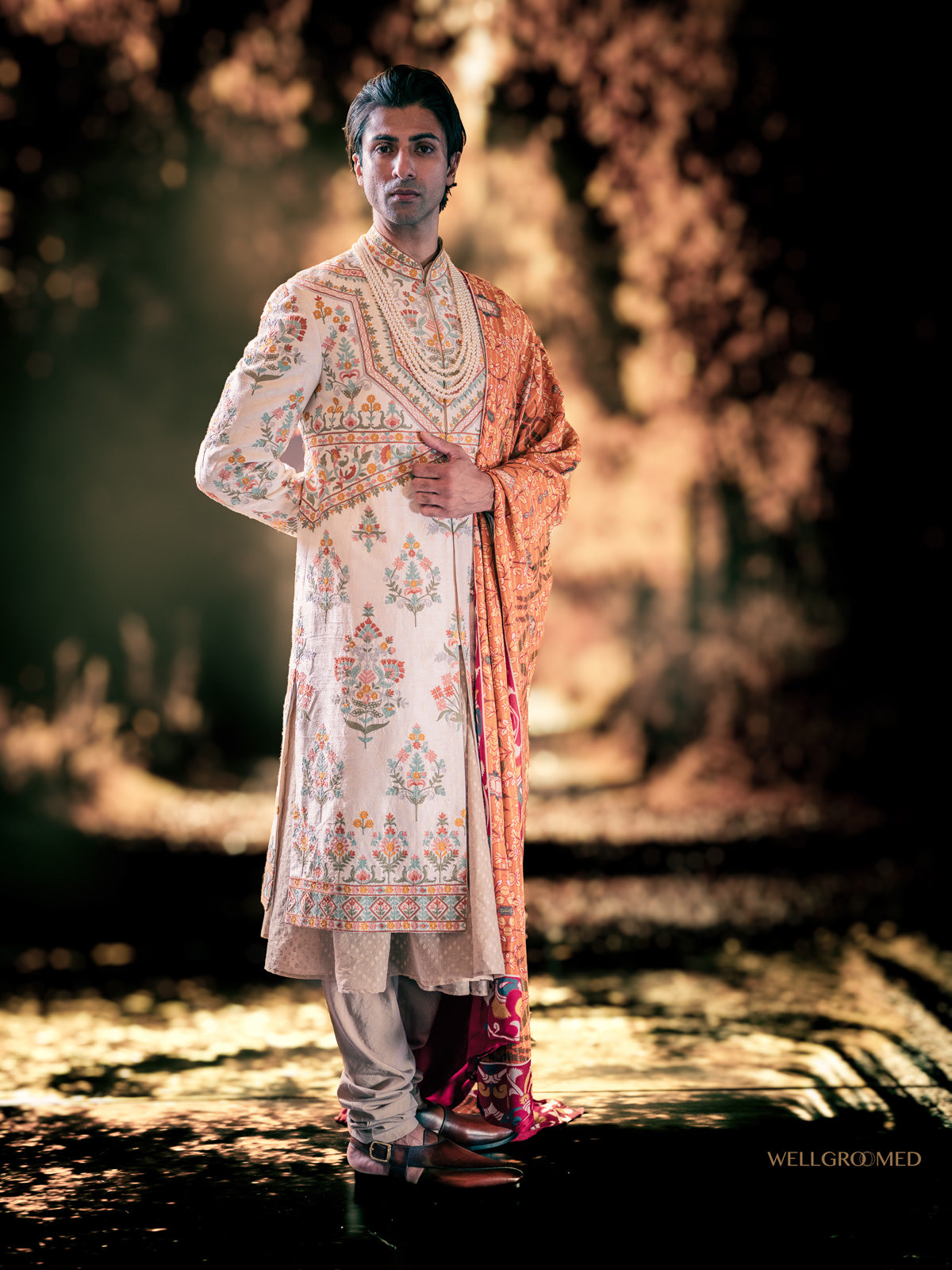 Niv groom sherwani by WellGroomed