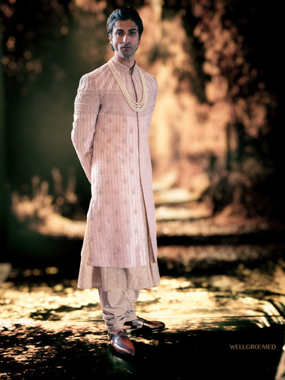 Rose Gold Sherwani