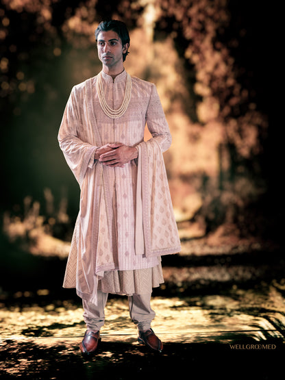 Rose Gold Sherwani