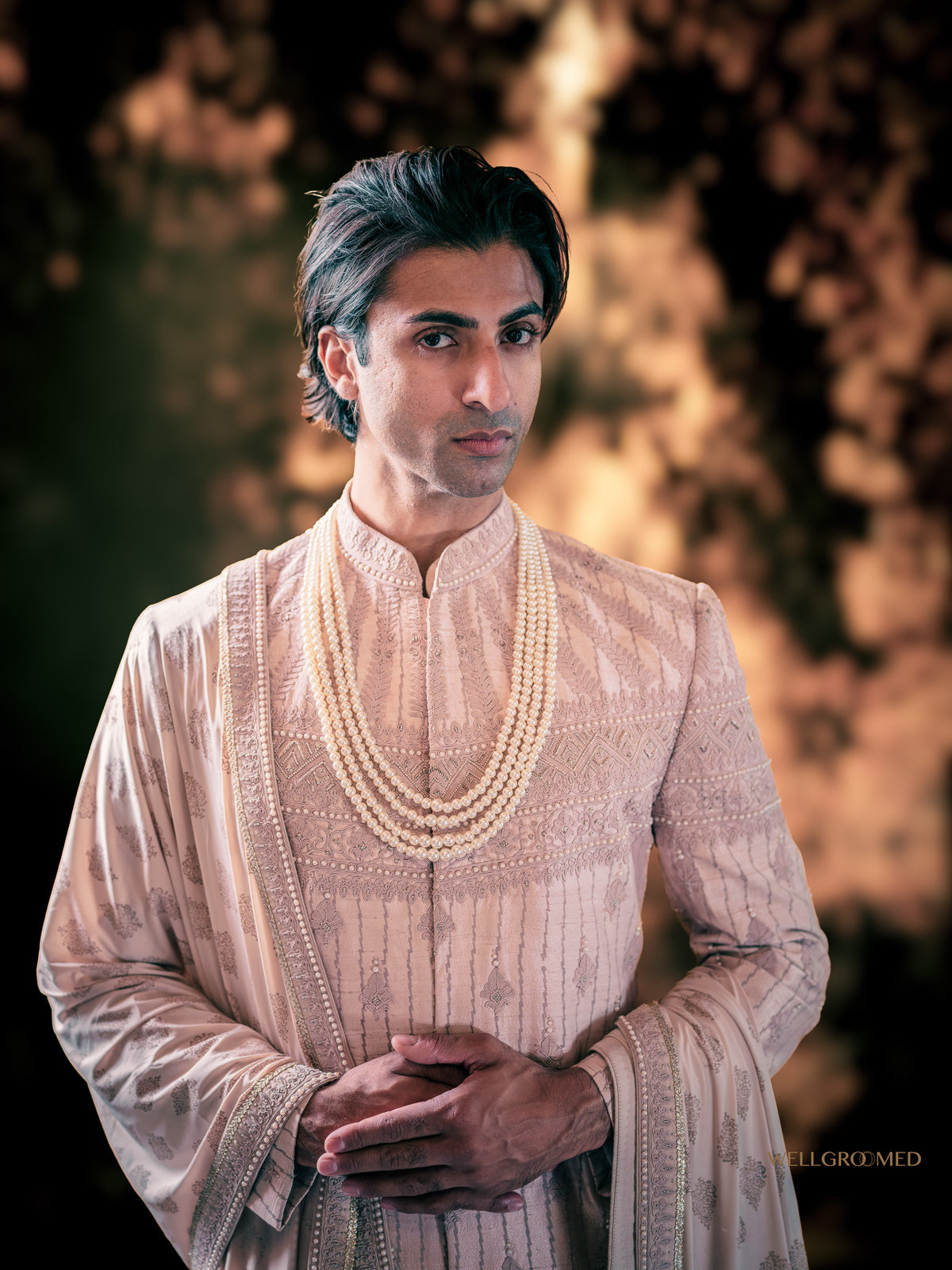 Rose Gold Sherwani