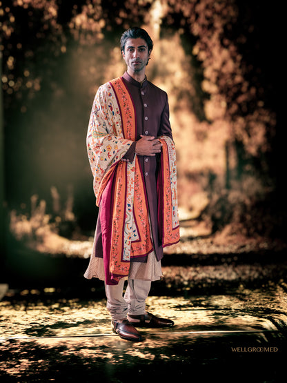 Dark Brown Sherwani