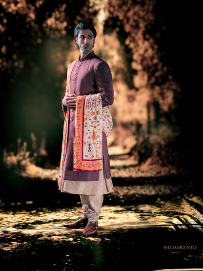 Dark Brown Sherwani