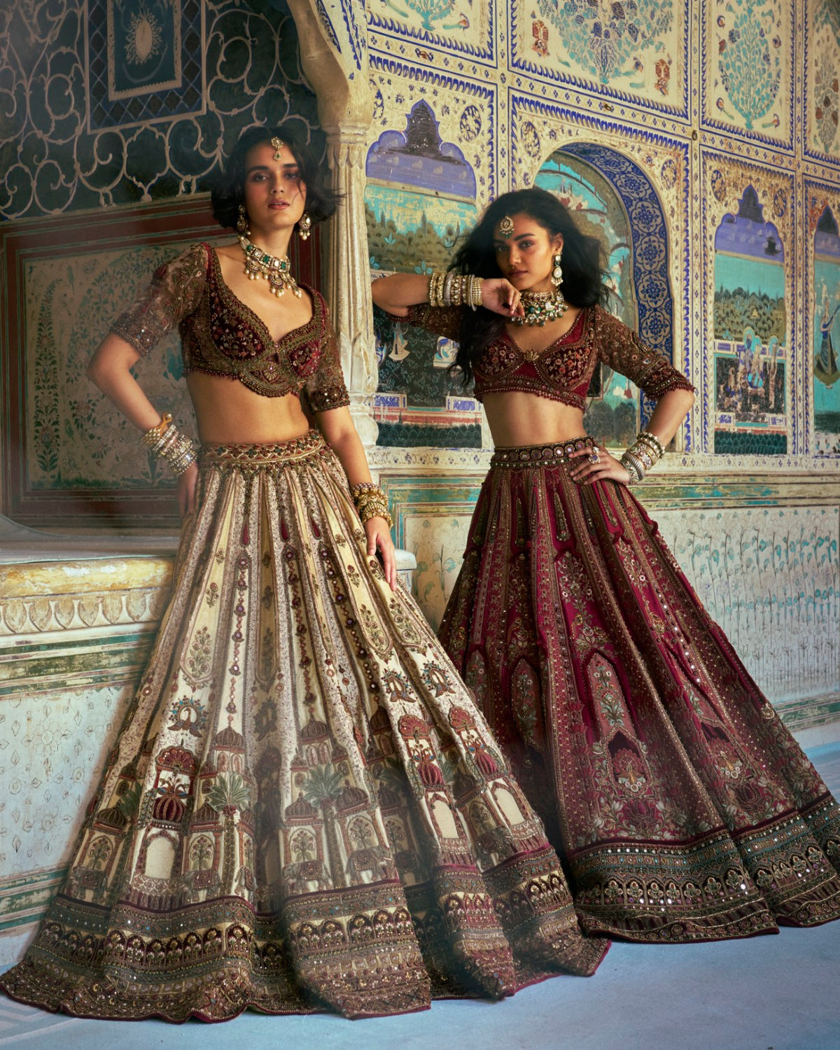 Aashni bridal lehenga campaign