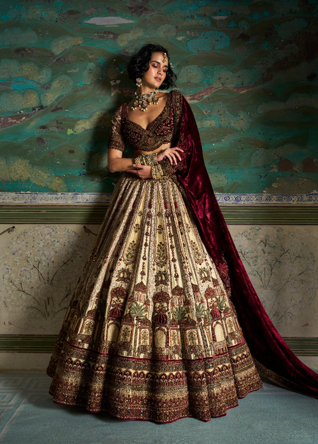 Aashni bridal lehenga campaign
