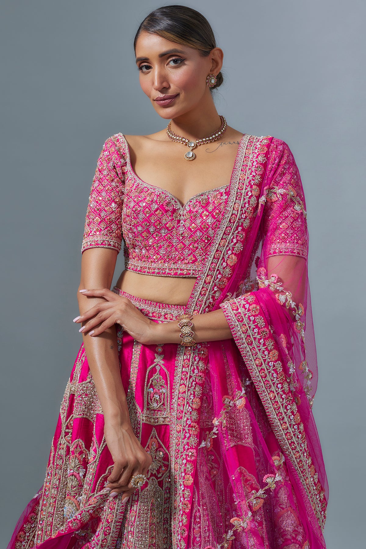 Aliva bridal lehenga by WellGroomed