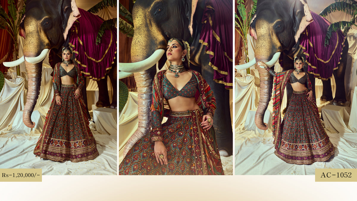Jagmag Sangeet Lehenga AC-1052