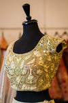 Champagne and Gold Lengha