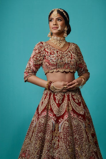 Jhansi bridal lehenga by WellGroomed