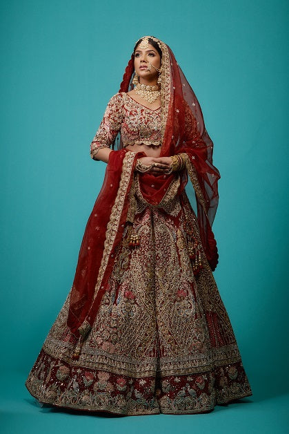 Jhansi bridal lehenga by WellGroomed