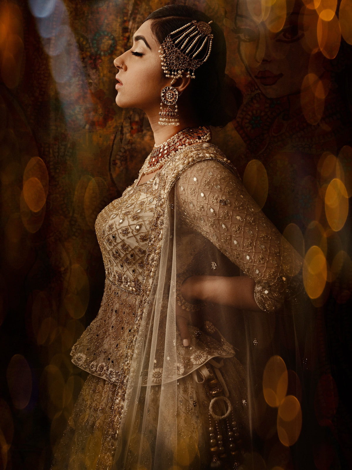 Sunehri bridal lehenga by WellGroomed